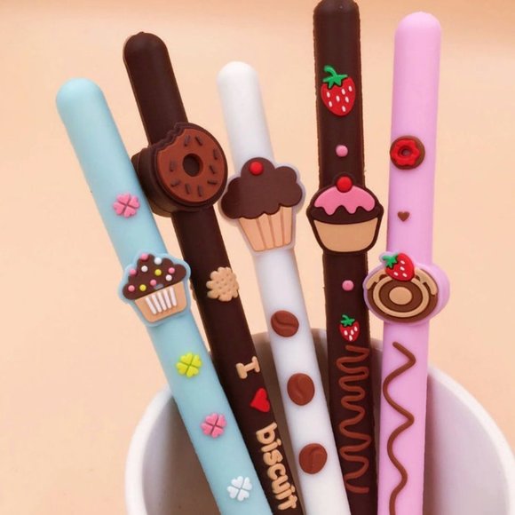 Yummy Biscuit Gel Pen - 2pcs - Picture 8 of 9